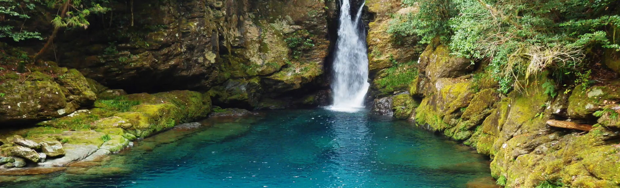 画像：仁淀ブルーの聖地　にこ淵