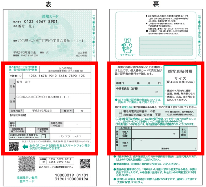 申請 マイ 方法 ナンバー